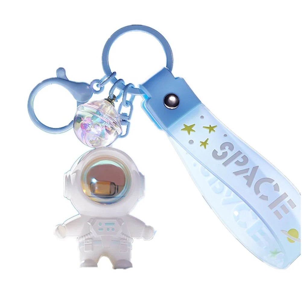 Cool Astronaut Kawaii Key Chain with Sunset Light Cute Keychain Pendant Car Keychains