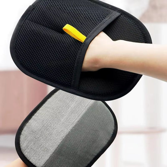 Pet Hair Removal Tool Reusable Static Removal Gloves Double-Sided Grooming Gloves for Pets Removes Pet Fur Hair for Carpets